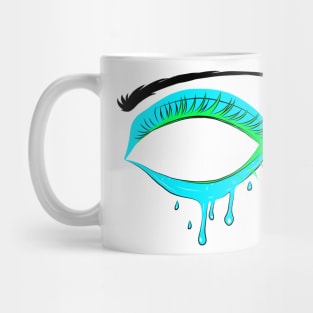 Neon Psychedelic Slime Eye Mug